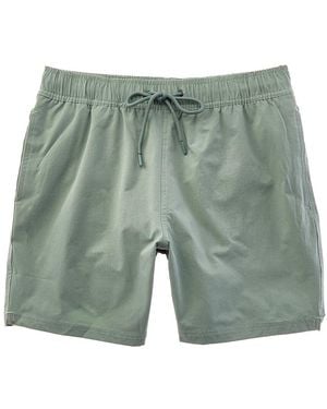 Beach Bros Textured Stretch Swim Trunk - Green