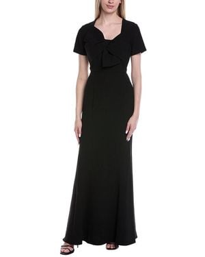 Shani Crepe Gown - Black