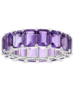Diana M. Jewels Fine Jewellery 14k Amethyst Eternity Ring - Purple