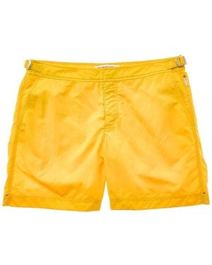 Orlebar Brown Bulldog Solid Swim Short - Yellow