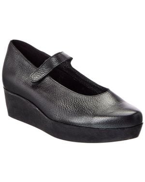 Arche Fujabi Leather Wedge - Black