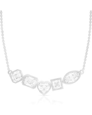 Amairah 14K 5.00 Ct. Tw. Lab-Grown Diamond Necklace - White