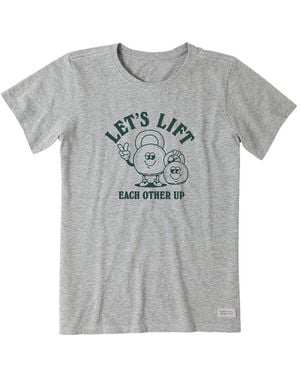 Life Is Good. Crusher Lite T-Shirt - Gray