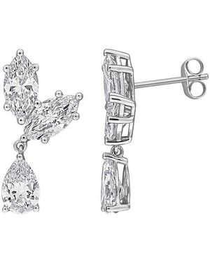 Created Forever 14K 1.56 Ct. Tw. Lab-Grown Diamond Drop Earrings - White