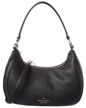 Kate Spade Leila Leather Shoulder Bag - Black