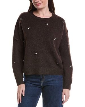 ANNA KAY Marquis Wool-Blend Jumper - Black