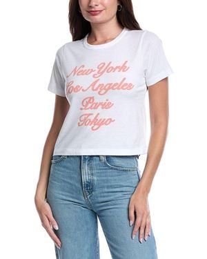 Chaser Brand Cropped T-Shirt - Blue