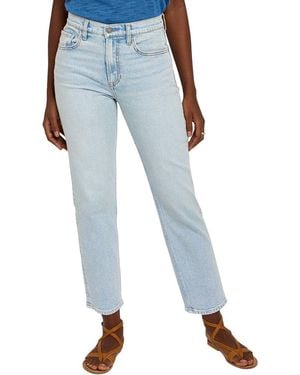 Faherty Denim Slim Straight Ankle Jean - Blue