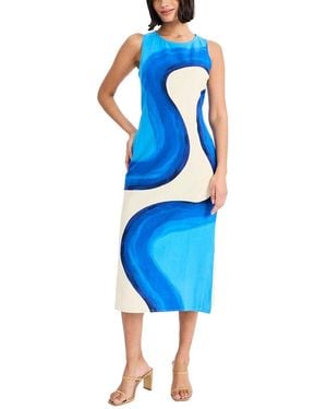 Donna Morgan Midi Dress - Blue