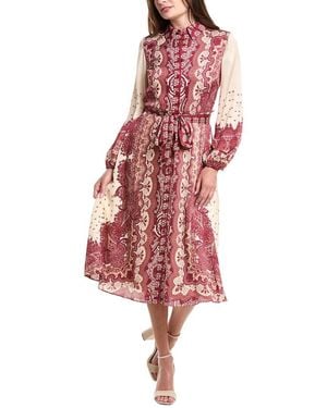 Julia Jordan Hammered Satin Shirtdress