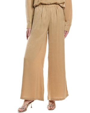 Avantlook Crushed Satin Pant - Natural
