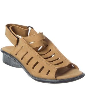 Arche Saocan Leather Sandal - Brown