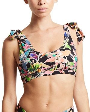 Hanky Panky Swim Scoop Bikini Top With $20 Credit - Black