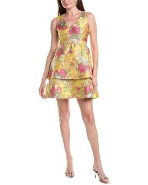 FLORA BEA NYC Terina Mini Dress - Yellow