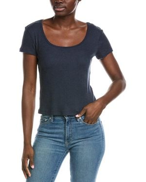 Z Supply Flower Market Rib T-Shirt - Blue