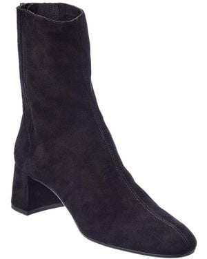 Aquazzura Saint Honore 50 Suede Boot - Blue