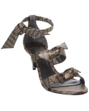 Alexandre Birman Lolita 60 Leather Sandal - Metallic