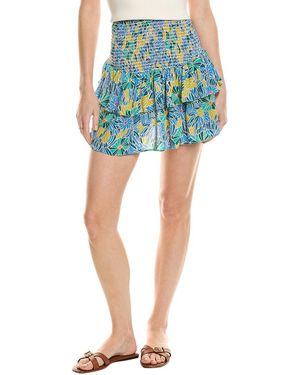 Sadie & Sage Pura Vida Mini Skirt - Blue