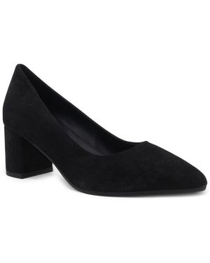 Aquatalia Kari Waterproof Suede Pump - Black
