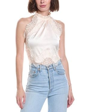 To My Lovers Lace Top - Blue