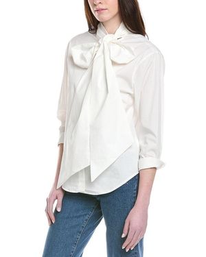 Line & Dot Kinny Top - White