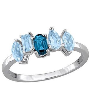 Rina Limor 1.05 Ct. Tw. Citrine Five-Stone Ring - Blue