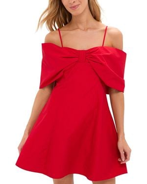 Hyacinth House Bates Mini Dress - Red