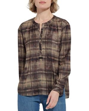 Lyssé Erica Pullover Shirt - Brown