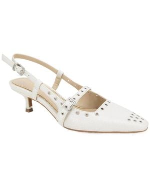 Kenneth Cole Martha Eyelet Pump - Metallic
