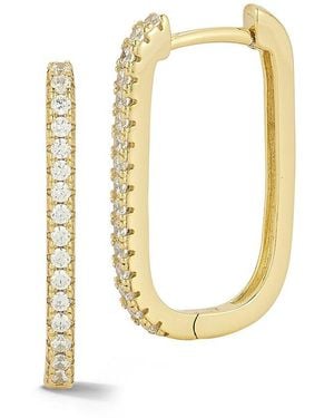 Glaze Jewelry 14K Over Cz Earrings - Metallic