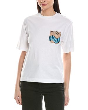 Missoni Missoni Zig-Zag Embroidered Top - White