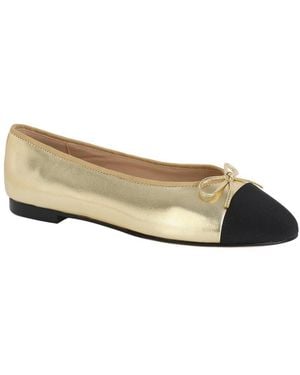 Tiffany & Fred Paris Leather Ballet Flat - Natural