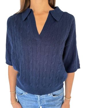 ARCHER Rosie Cashmere Jumper - Blue