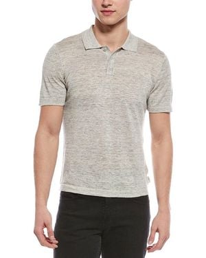 Onia Linen Polo Jumper - Grey