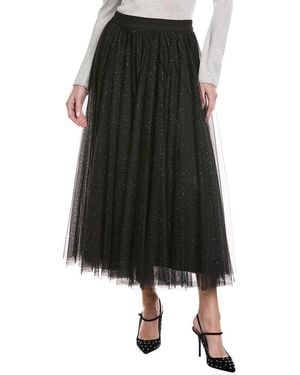 Joseph Ribkoff Mesh Skirt - Black