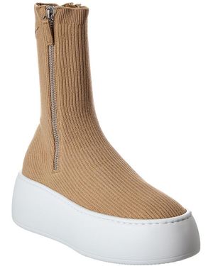 Giuseppe Zanotti Alma Platform Sock Sneaker - White