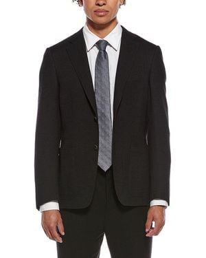 Canali Wool-Blend Blazer - Black