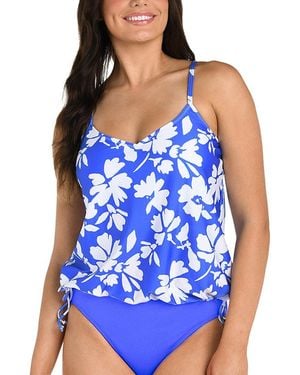24th & Ocean Marseille Tankini Top - Blue