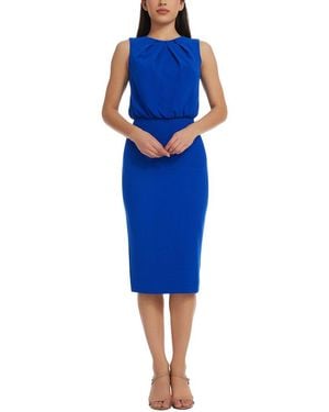 Dress the Population Amada Midi Dress - Blue