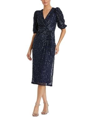 Mac Duggal Midi Dress - Blue