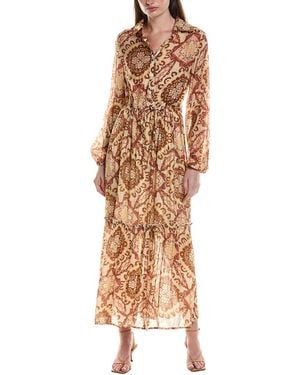 ANNA KAY Lavalkiere Shirtdress - Brown