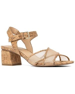 Donald J Pliner Joel Leather Sandal - Metallic