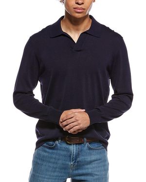 J.McLaughlin Amalfi Polo Jumper - Blue