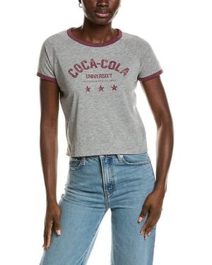 Chaser Brand Coca-Cola College T-Shirt - Gray