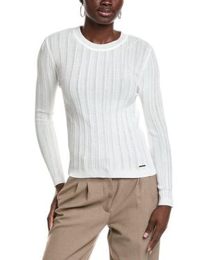 Elie by Elie Tahari Studded Top - White