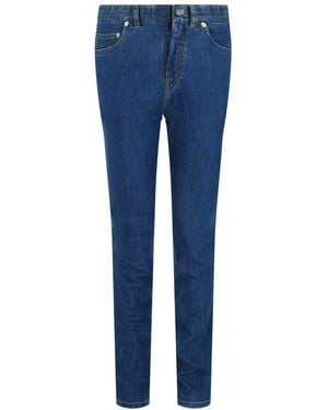 Brioni Mid-Rise Denim Jean - Blue