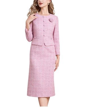 LEBRIN ATELIER Midi Dress - Pink