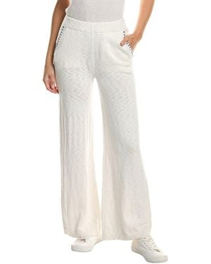 Vintage Havana Whipstitch Pant - White