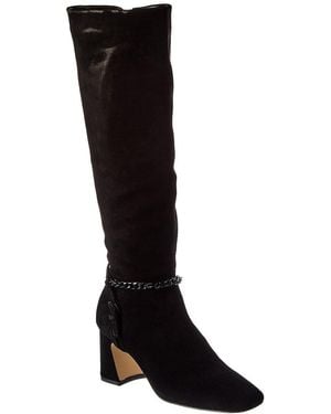 Sanctuary Electric Tall Suede Boot - Black