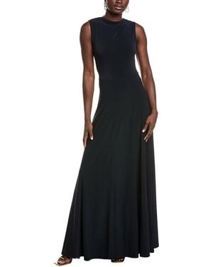 Issue New York Wrap Bodice Gown - Black
